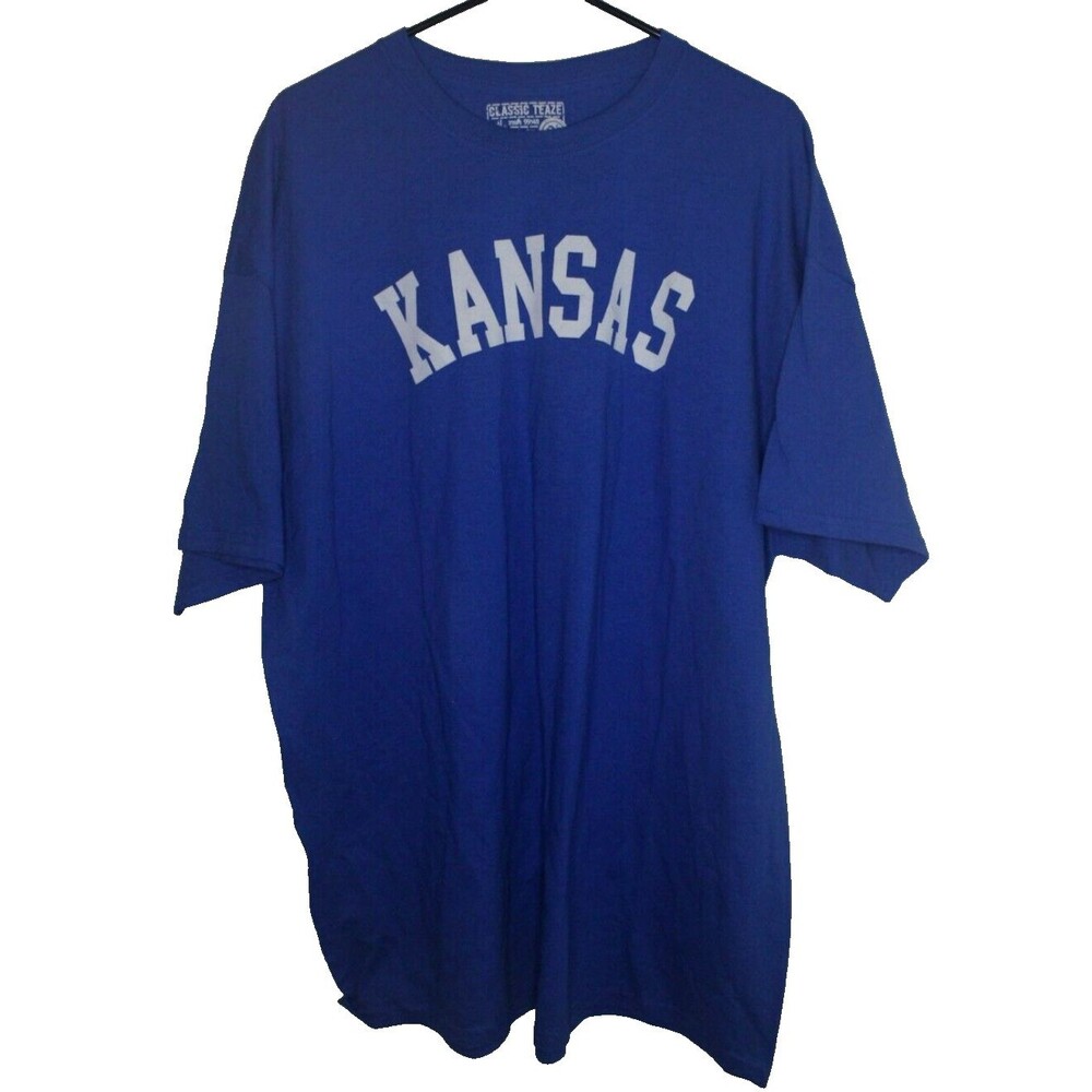 Classic Teaze, Kansas, Blue, Short Sleeve, T-Shirt, Size 2XL, Shirt